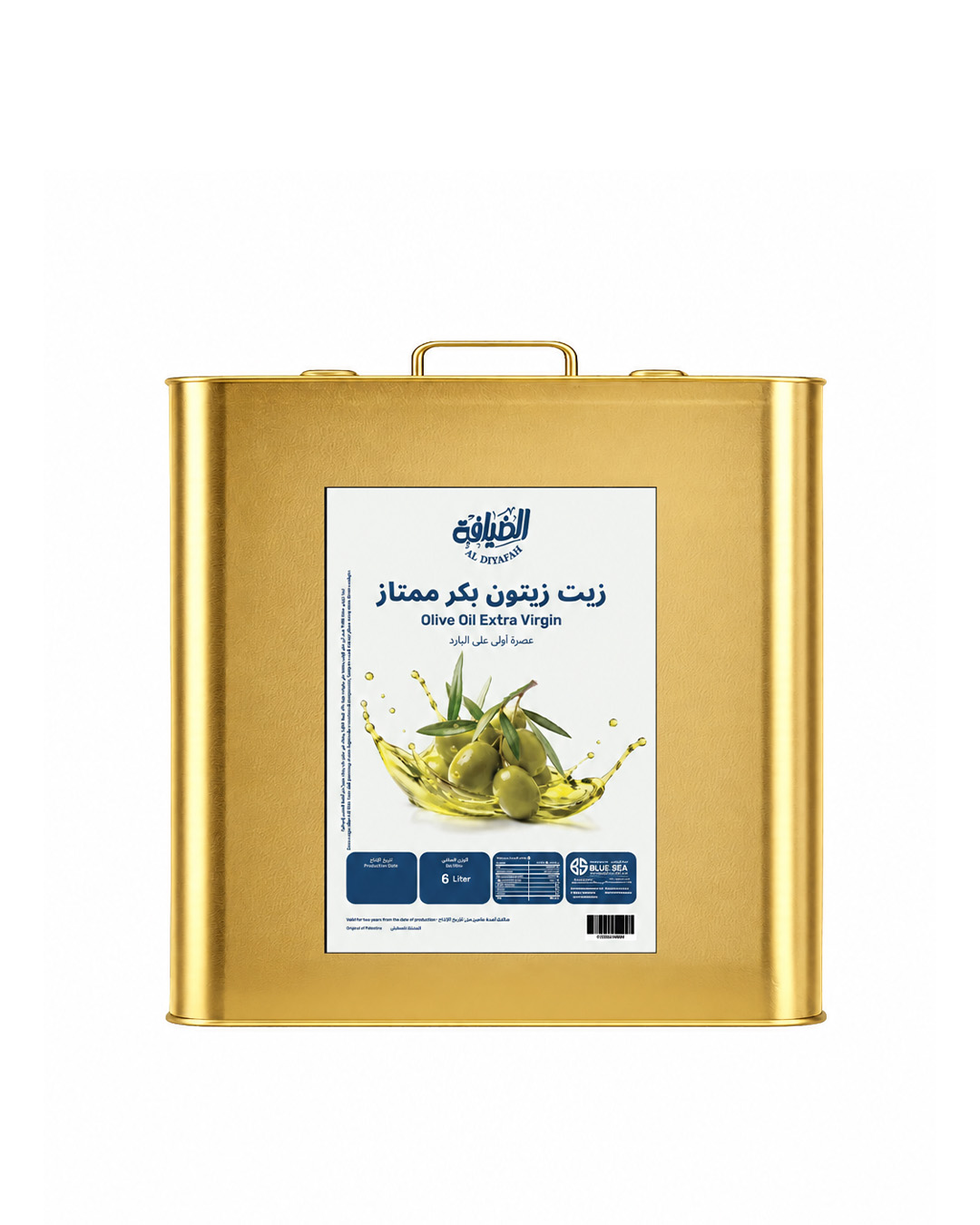 زيت زيتون بكر ممتاز 6 لتر